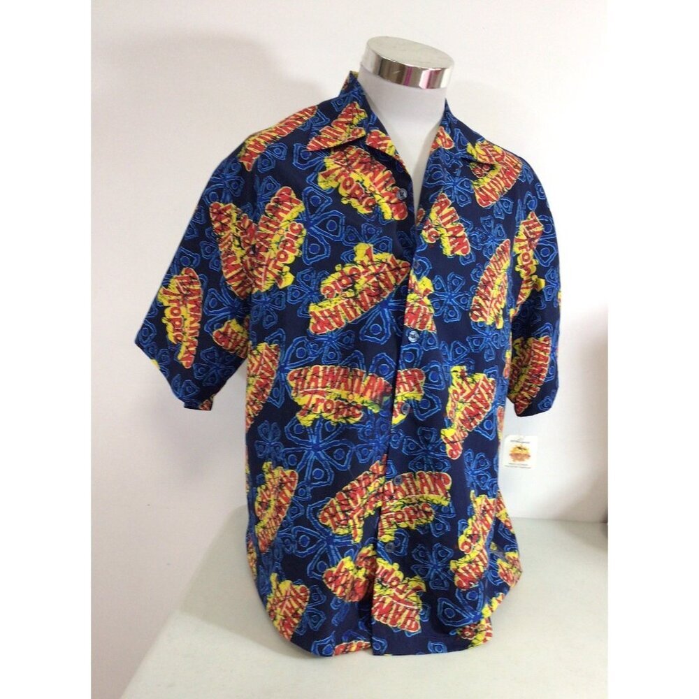 Hawaiian Tropic Camp Shirt Mens 2XL New